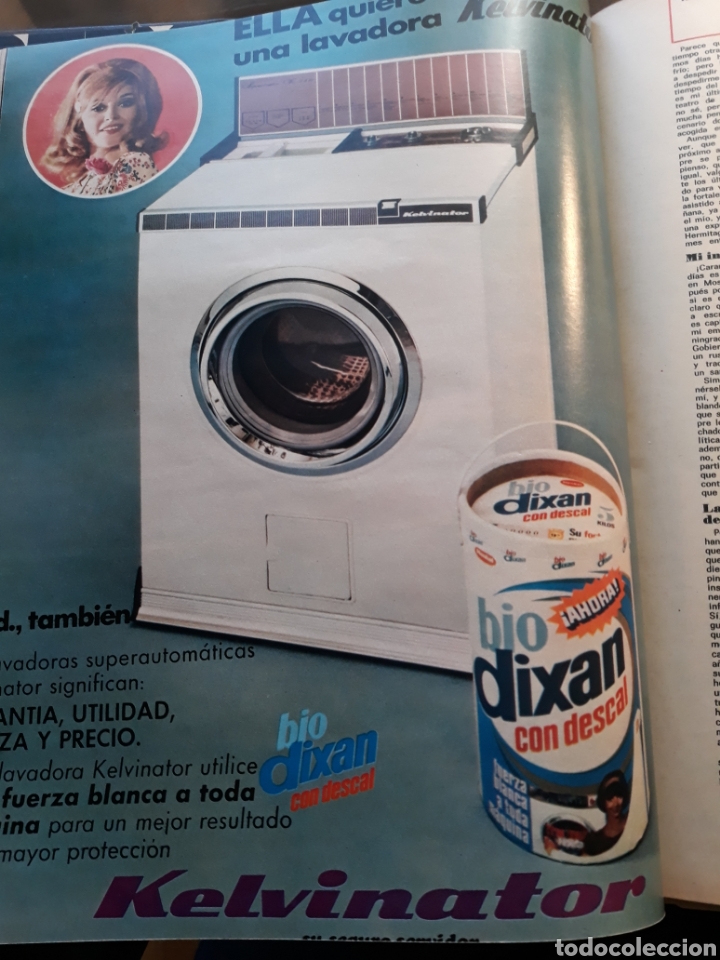 Outros artigos de papel: PUBLICIDAD DE LAVADORA KELVINATOR . A&Ntilde;O 1971 . 33X 25 CM
