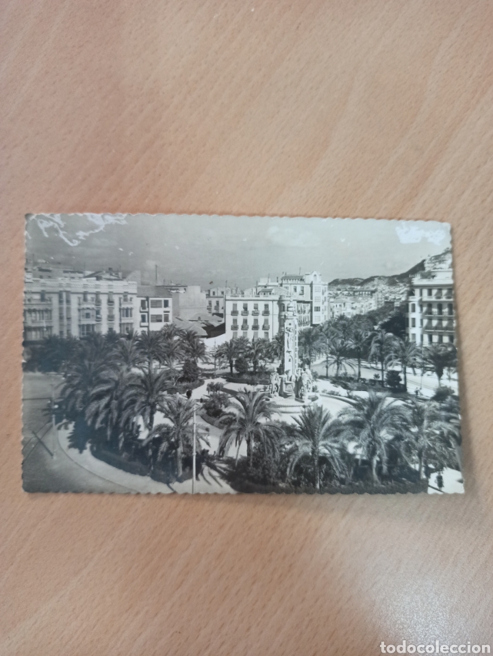 Paper Collecting Others: ANTIGUA POSTAL PLAZA DE LOS LUCEROS SAN ANTON 1954