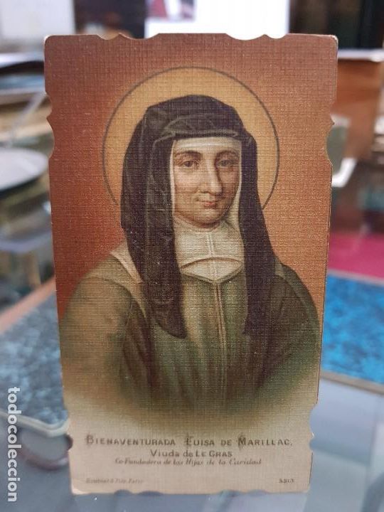 Paper Collecting Others: ANTIGUA ESTAMPA RELIGIOSA LUISA DE MARILLAC HIJAS DE LA CARIDAD