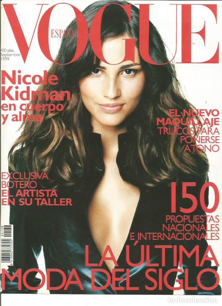 Sammelleidenschaft Andere Papierartikel: FERNANDA TAVARES - VOGUE ESPA&Ntilde;A - ONLY COVER - 1 HOJA - SEP 1999