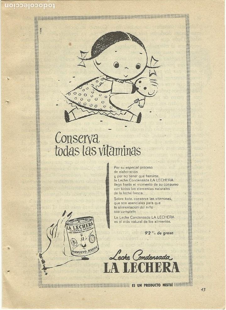 Paper Collecting Others: Recorte Publicitario Leche Condensada La Lechera - Publicidad revista prensa peri&oacute;dico antiguo