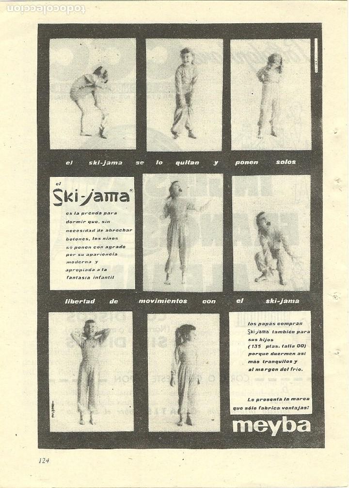 Otros Art&iacute;culos de Coleccionismo en Papel: Recorte Publicitario Ski-Jama moda pijama - Publicidad revista prensa peri&oacute;dico antiguo vintage