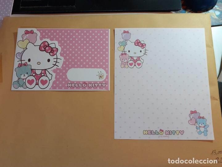 Outros artigos de papel: letter set sobre y hoja de carta hello kitty made in japan sanrio