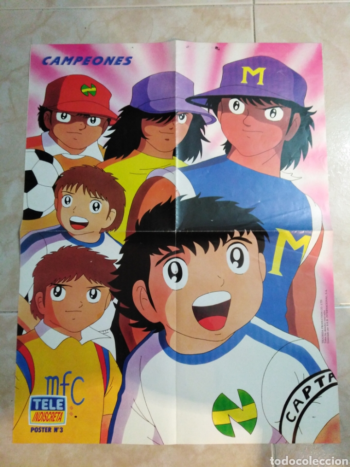 Otros Art&iacute;culos de Coleccionismo en Papel: Poster campeones del tele indiscreta ( detr&aacute;s rob lowe )
