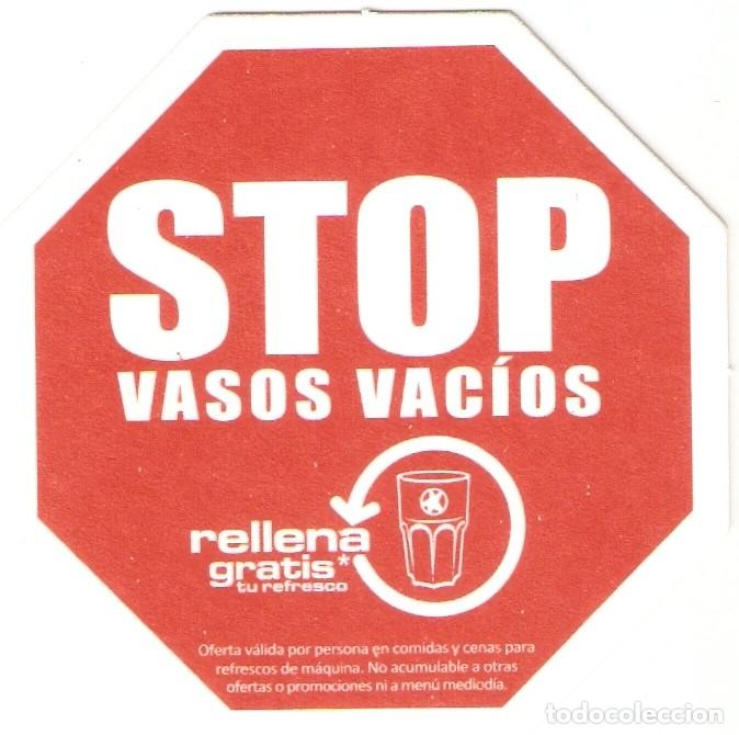 Otros art&iacute;culos de coleccionismo en papel: POSAVASOS STOP VASOS VACIOS