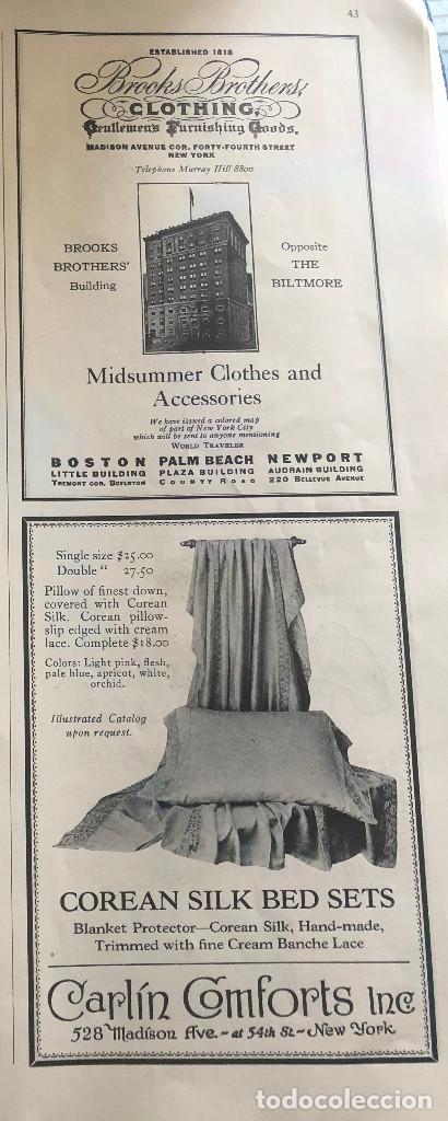 Otros art&iacute;culos de coleccionismo en papel: Publicidad en prensa de tiendas de Nueva York. Original a&ntilde;o 1925. En ingl&eacute;s.