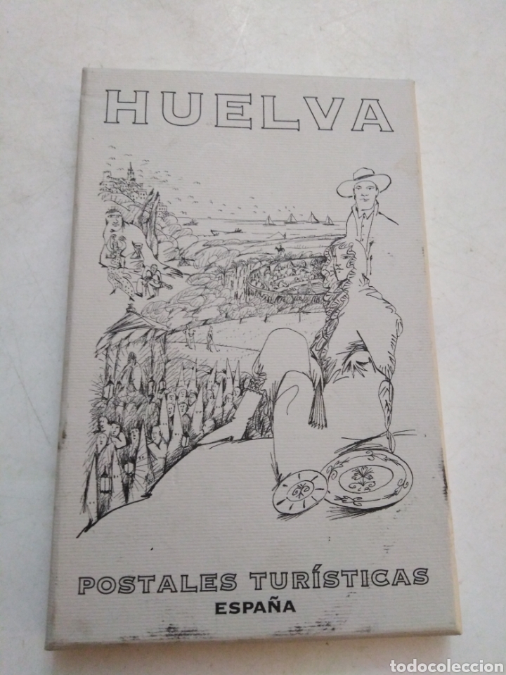Otros Art&iacute;culos de Coleccionismo en Papel: Lote de 10 postales de Huelva Caja de cart&oacute;n ( 16X10 )
