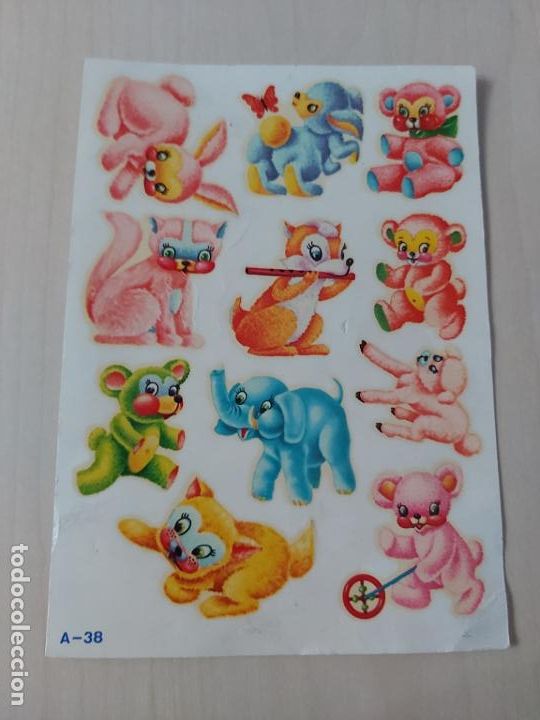 Otros Art&iacute;culos de Coleccionismo en Papel: CALCOMANIAS ORTEGA - SERIE A - 38