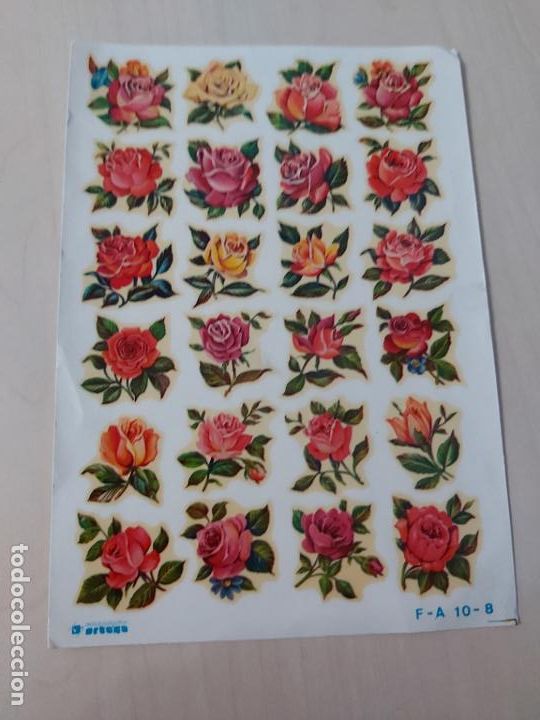 Otros Art&iacute;culos de Coleccionismo en Papel: CALCOMANIAS ORTEGA - SERIE F-A 10-8