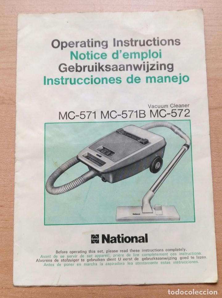 Otros art&iacute;culos de coleccionismo en papel: Folleto / libreto - Instrucciones de uso MC-571 MC-571B - MC-572 -Vacuum Cleaner