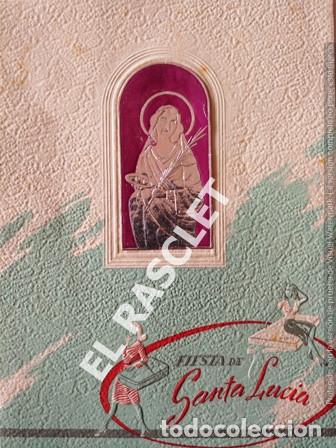 Outros artigos de papel: ANTIG&Uuml;O CATALOGO - FESTA DE SANTA LUCIA-TERRASSA - A&Ntilde;O 1950