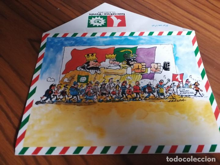 Sammelleidenschaft Andere Papierartikel: CARTA A LOS REYES MAGOS DE INICIATIVA. LOS VERDES. VILADECANS. POL&Iacute;TICA. BUEN ESTADO. DIFICIL