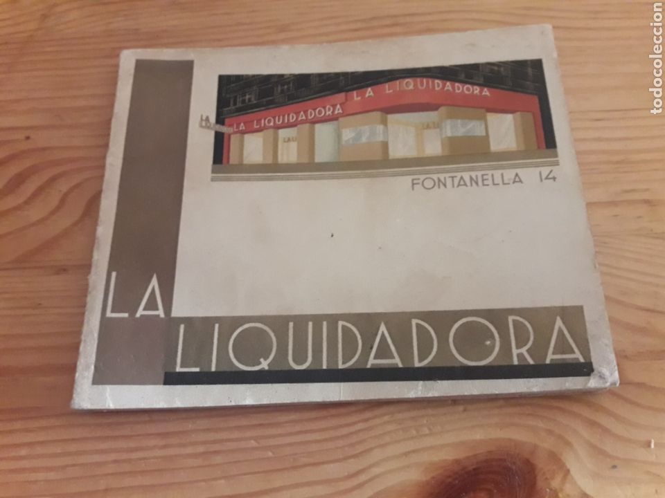 Otros Art&iacute;culos de Coleccionismo en Papel: Precioso librilo La Liquidadora Fontanella Barcelona Modernista Art Deco 30's consejos para tejidos