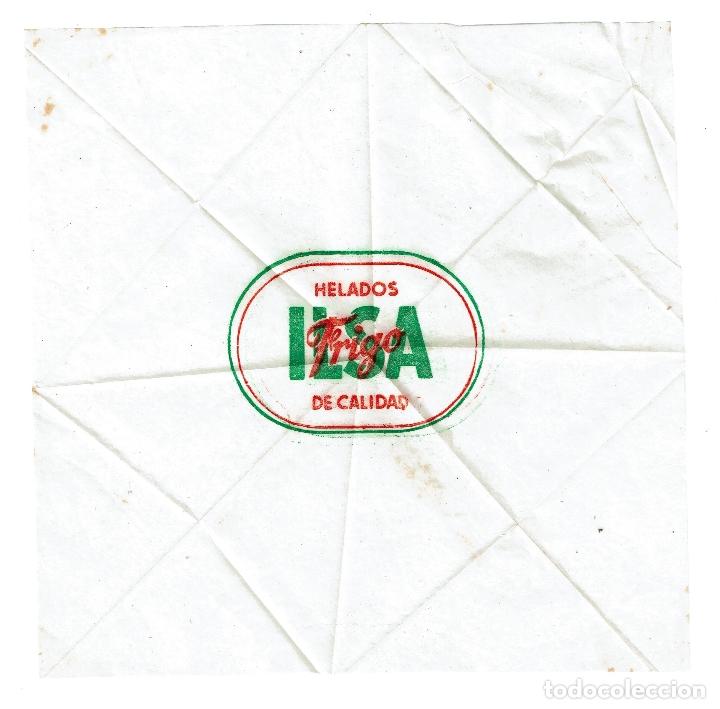 Otros Art&iacute;culos de Coleccionismo en Papel: HELADOS FRIGO ILSA DE CALIDAD ANTIGUA SERVILLETA PAPEL FINO A&Ntilde;OS 50 CONCRETAMENTE  1957