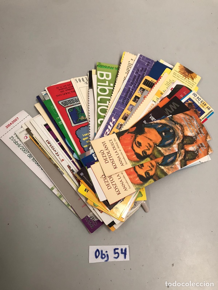 Otros Art&iacute;culos de Coleccionismo en Papel: Lote de separa p&aacute;ginas distintos