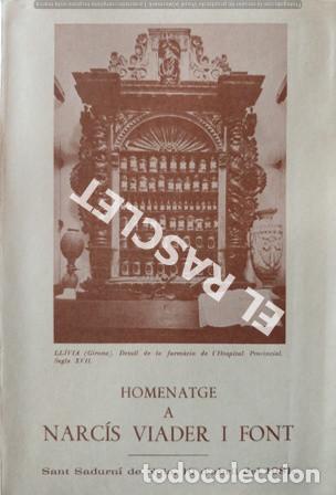 Outros artigos de papel: ANTIG&Uuml;O PROGRAMA - INVITACI&Oacute;N HOMENAJE A  NARCIS VIADER I FONT  - 1981