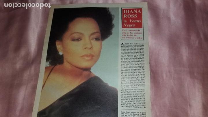 Otros Art&iacute;culos de Coleccionismo en Papel: diana ross - spanish clippings - voir photos