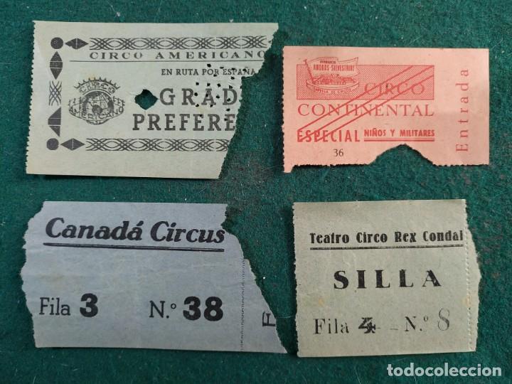 Sammelleidenschaft Andere Papierartikel: Un tiket entrada al circo 4 compa&ntilde;ias a elegir circo Americano, Continental, Canad&aacute; Circus,circo Rex
