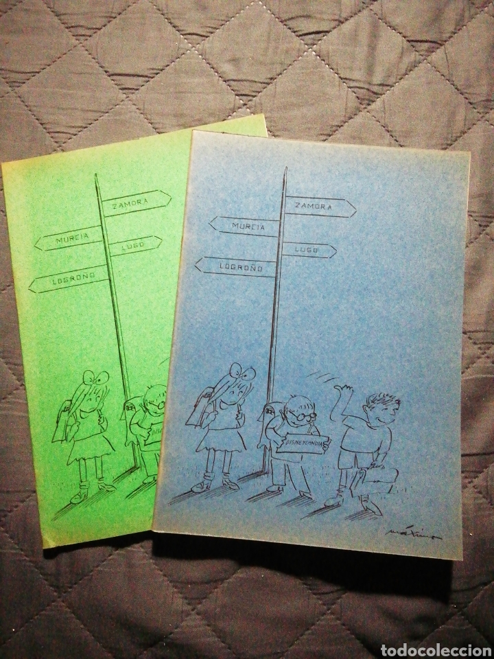 Otros Art&iacute;culos de Coleccionismo en Papel: DOS LIBRETAS CUADRICULADAS. NO ESCRITAS. A&Ntilde;OS 80. EGB
