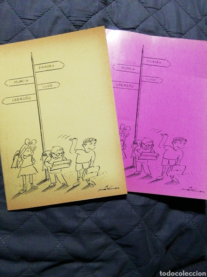 Otros Art&iacute;culos de Coleccionismo en Papel: DOS LIBRETAS CUADRICULADAS. NO ESCRITAS. A&Ntilde;OS 80. EGB
