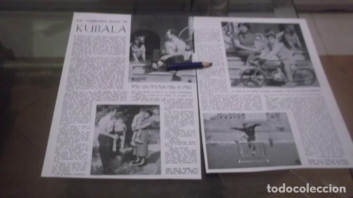Otros Art&iacute;culos de Coleccionismo en Papel: RECORTE A&Ntilde;OS 50 - FUTBOL. EL FUTBOLISTA F.C. BARCELONA KUBALA , CON SU FAMILIA