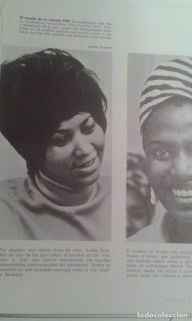 Otros Art&iacute;culos de Coleccionismo en Papel: ARETHA FRANKLIN,MARY HOPKINS,THE BEATLES,JIMMY HENDRIX,DONNOVAN. RECORTE.DIFUSORA INTERNACIONAL 1968