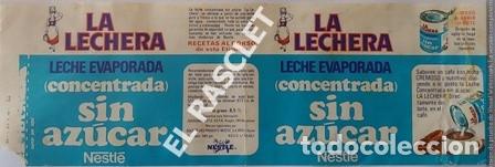 Collectionnisme Papier divers: ANTIGUA PUBLICIDAD DE  LA LECHERA