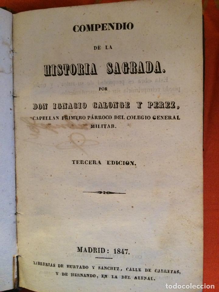 Otros Art&iacute;culos de Coleccionismo en Papel: HISTORIA SAGRADA 1847