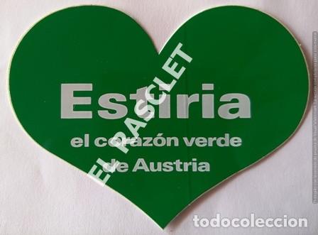 Paper Collecting Others: ANTIG&Uuml;A  ETIQUETA  ADESIVA DE ESTIRIA EL CORAZ&Oacute;N VERDE DE AUSTRIA