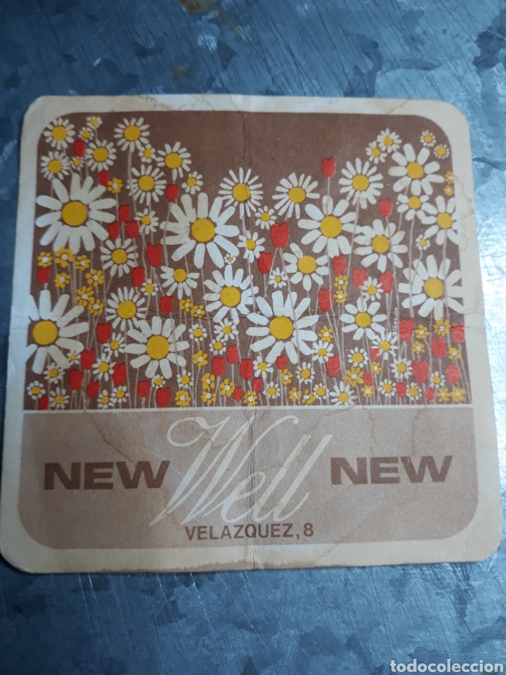 Otros art&iacute;culos de coleccionismo en papel: Posavasos New Well. Vel&aacute;zquez, 8 Madrid Hotel Wellington