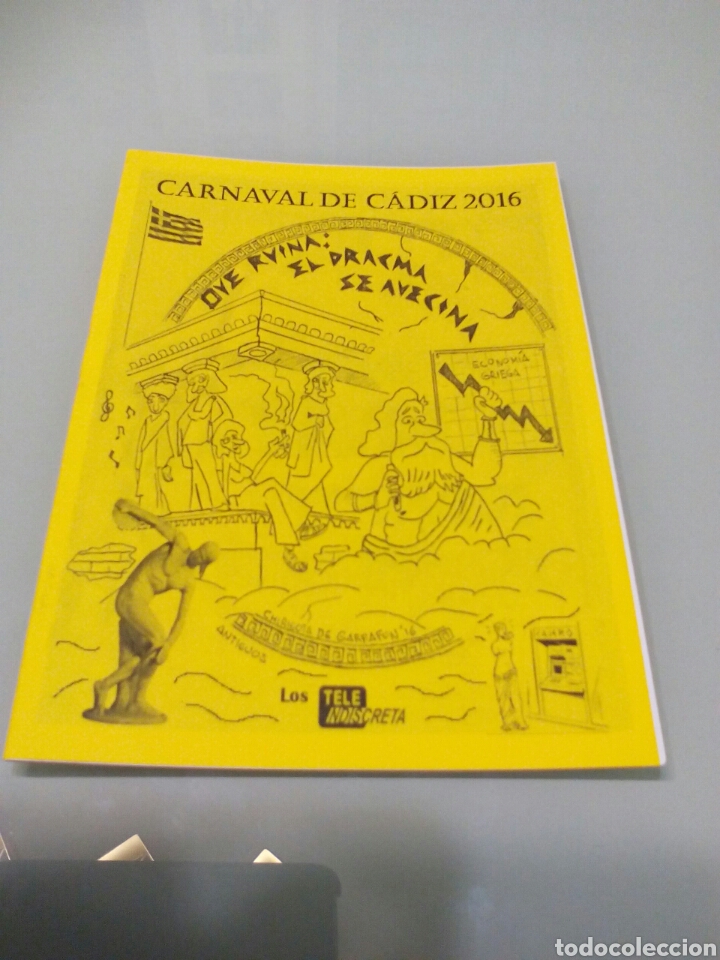 Otros Art&iacute;culos de Coleccionismo en Papel: CARNAVAL de C&aacute;diz Libreto chirigota callejera 2016