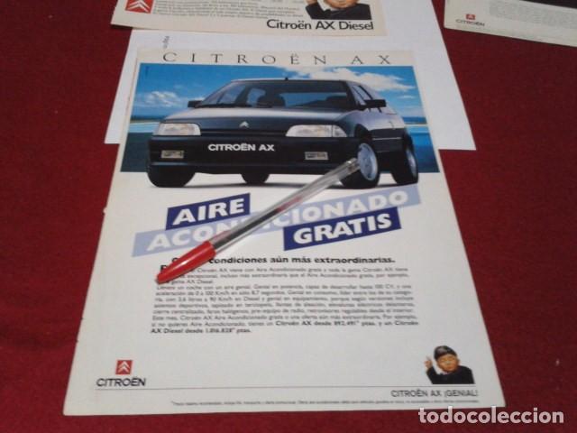 Altri oggetti di carta: P&Oacute;STER HOJA PUBLICIDAD REVISTA ( CITR&Euml;N AX ) RECORTE A4