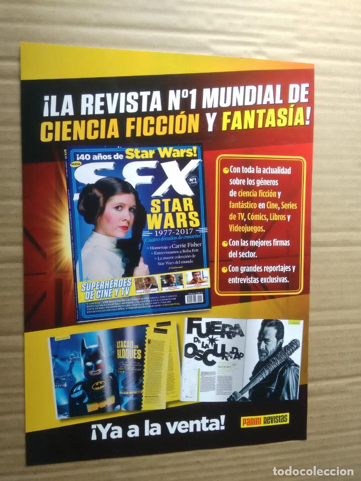 Otros art&iacute;culos de coleccionismo en papel: HOJA PUBLICIDAD REVISTA CIENCIA FICCI&Oacute;N Y FANTASIA STAR WARS, BATMAN.... FONDO AMARILLO Y ROJO