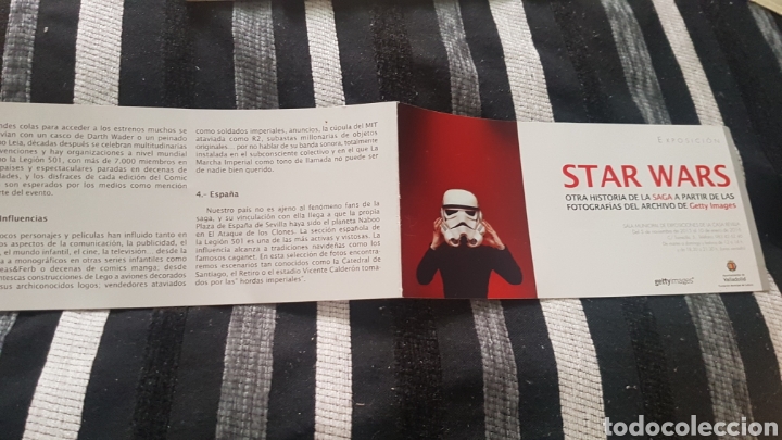 Otros Art&iacute;culos de Coleccionismo en Papel: Publicidad de Star Wars exposici&oacute;n Valladolid otra historia de la saga
