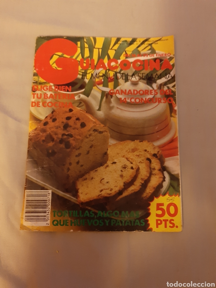 Otros art&iacute;culos de coleccionismo en papel: Guiacocina, El men&uacute; de la semana. N&deg; 71. (1.984) Ediciones Montena