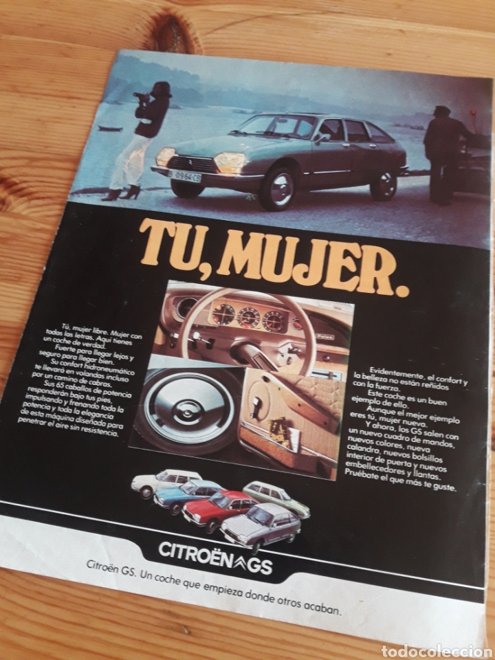 Otros Art&iacute;culos de Coleccionismo en Papel: Anuncio revista recorte Citro&euml;n GS coche