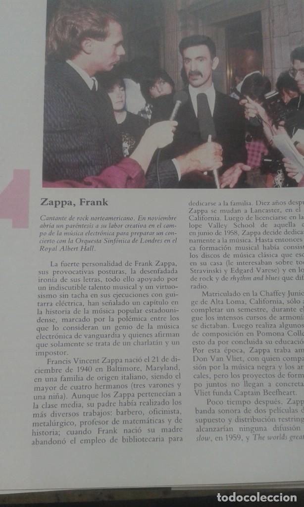 Otros Art&iacute;culos de Coleccionismo en Papel: FRANK ZAPPA, DEL ROCK A LA ORQUESTA SINFONICA. RECORTE ANUARIO 1882 DIFUSORA INTERNACIONAL P