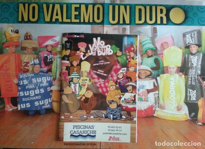 Otros Art&iacute;culos de Coleccionismo en Papel: Libreto + p&oacute;ster NO VALEMO UN DURO Chirigota del Canijo CARNAVAL C&Aacute;DIZ