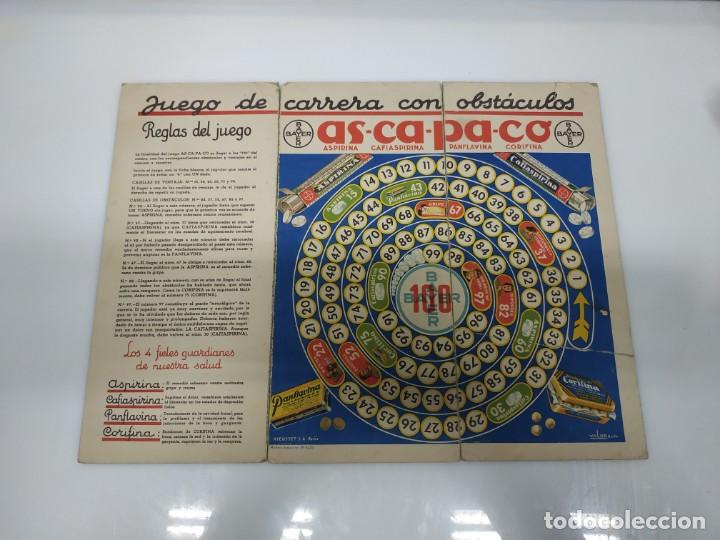 Otros Art&iacute;culos de Coleccionismo en Papel: ANTIGUO JUEGO CARRERAS CON OBSTACULOS PUBLICIDAD BAYER ORIGINAL ART-DECO A&Ntilde;OS 20