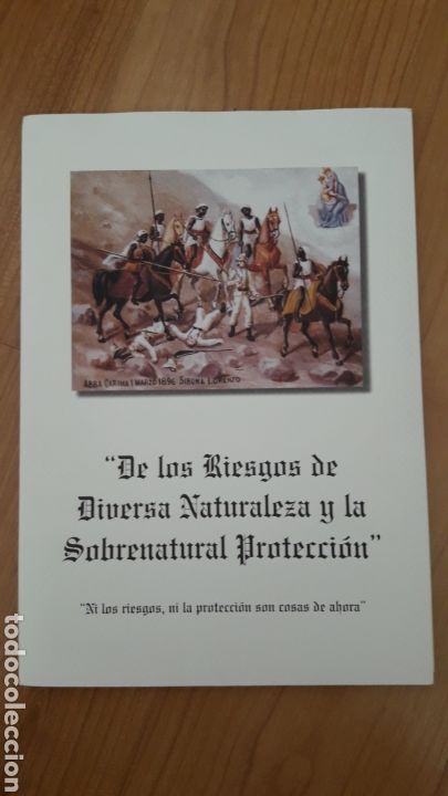 Paper Collecting Others: CURIOSO LOTE CARPETA Y L&Aacute;MINAS DE LOS RIESGOS DE DIVERSA NATURALEZA Y LA SOBRENATURAL PROTECCI&Oacute;N