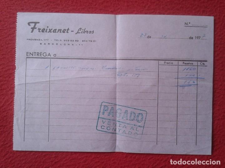 Otros art&iacute;culos de coleccionismo en papel: ALBAR&Aacute;N NOTA DE COMPRAS ENTREGA PEDIDO VENTA O SIMIL FREIXANET LIBROS CALLE PROVENZA BARCELONA 1972