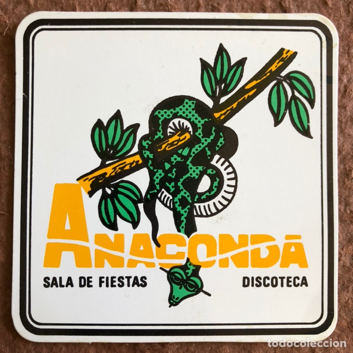 Otros art&iacute;culos de coleccionismo en papel: DISCOTECA ANACONDA. POSAVASOS DE LA HIST&Oacute;RICA SALA DE FIESTAS DE BARAKALDO.