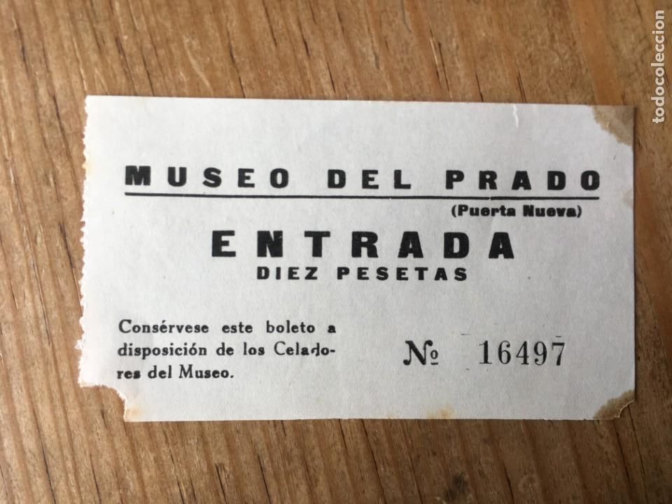 Otros Art&iacute;culos de Coleccionismo en Papel: R9309 ENTRADA TICKET MUSEO DEL PRADO DE MADRID DIEZ PESETAS