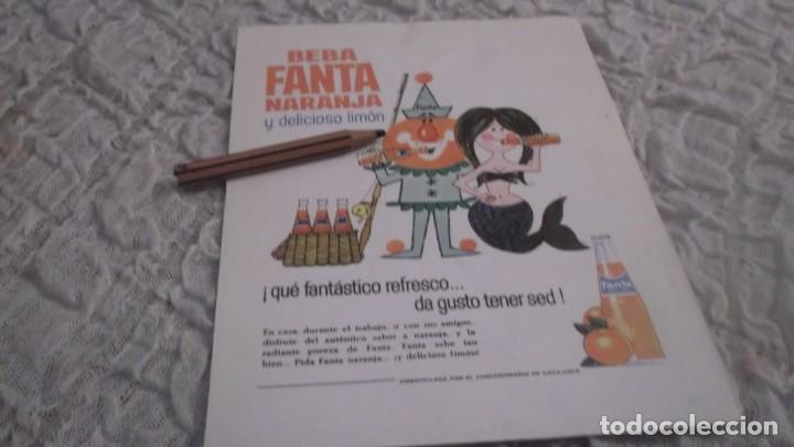 Otros Art&iacute;culos de Coleccionismo en Papel: RECORTE PUBLICIDAD A&Ntilde;O 1963 - FANTA - NARANJA Y LIM&Oacute;N
