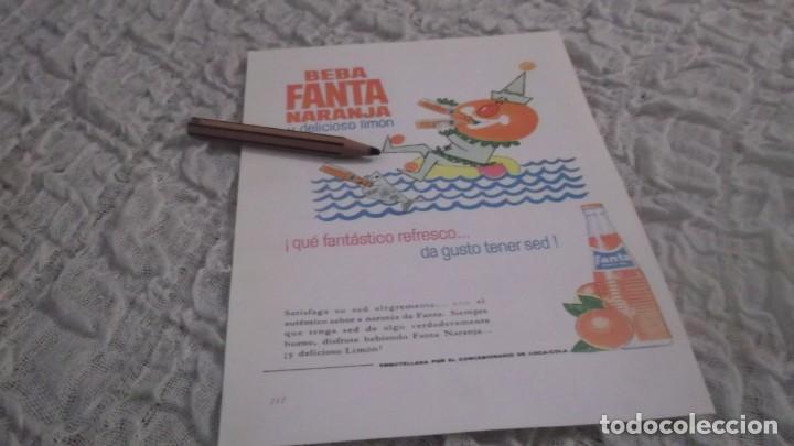 Otros Art&iacute;culos de Coleccionismo en Papel: RECORTE PUBLICIDAD A&Ntilde;O 1964 - FANTA - NARANJA Y DELICIOSO LIM&Oacute;N