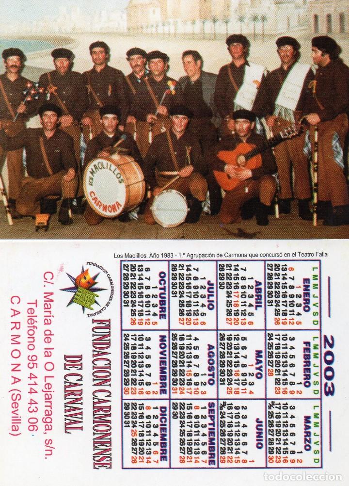 Otros Art&iacute;culos de Coleccionismo en Papel: CARNAVAL CADIZ 1983 ALMANAQUE AGRUPACION DE CARMONA LOS MAOLILLOS CONCURSRON EN EL FALLA