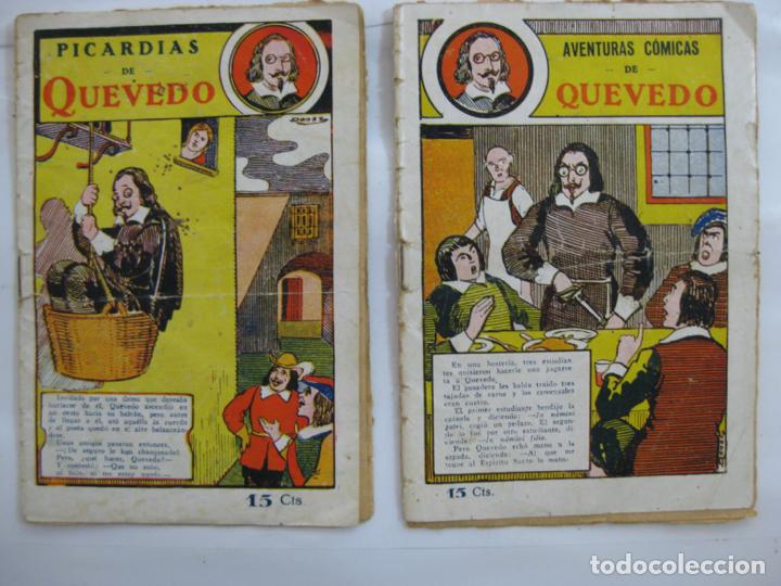 Otros Art&iacute;culos de Coleccionismo en Papel: PICARDIAS Y AVENTURAS COMICAS DE QUEVEDO - EL GATO NEGRO