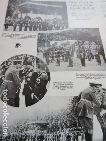 Otros Art&iacute;culos de Coleccionismo en Papel: ARTICULO 1929 - FIESTA MILITAR PARQUE DEL RETIRO MADRID ALFONSO XIII - LOURDES - 1 PAGINAS