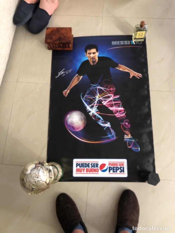Otros art&iacute;culos de coleccionismo en papel: P&oacute;ster de Messi Pepsi - Foto 1
