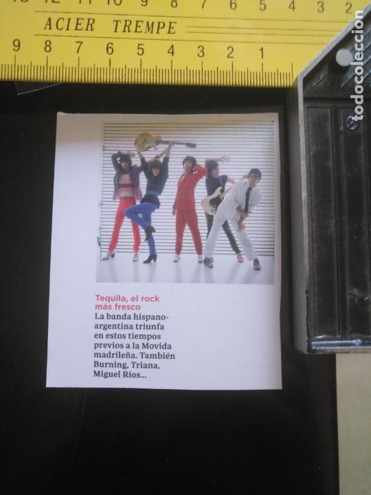 Collectionnisme Papier divers: RECORTE DE PRENSA O REVISTA - MUSICAL TELQUILA EL ROCK MAS FRESCO MOVIDA MADRILE&Ntilde;A
